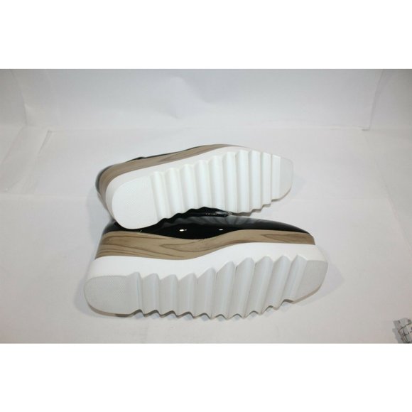 Shoes Black Shiny 3" Platform SZ 6.5 - Picture 7 of 8